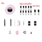Manicure Set 36W LED UV lamp dryer set Gel Nail Polish Set Nail Art Manicure tool Set nail dryer kit