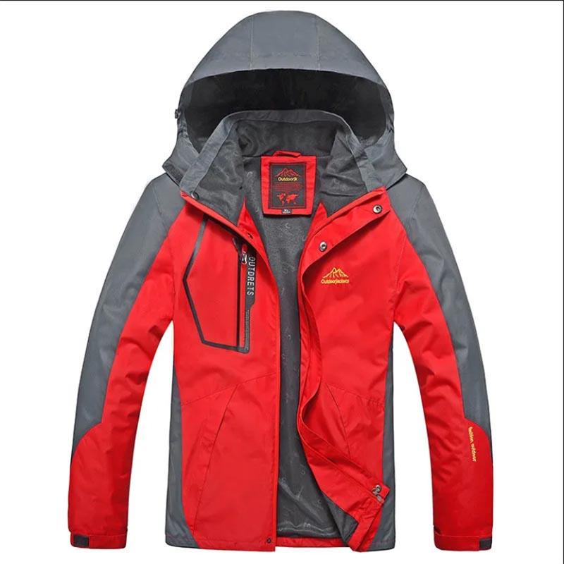 Oversized Thin Autumn and Winter Jacket Men's Windproof and Waterproof Outdoor Mountaineering Suit