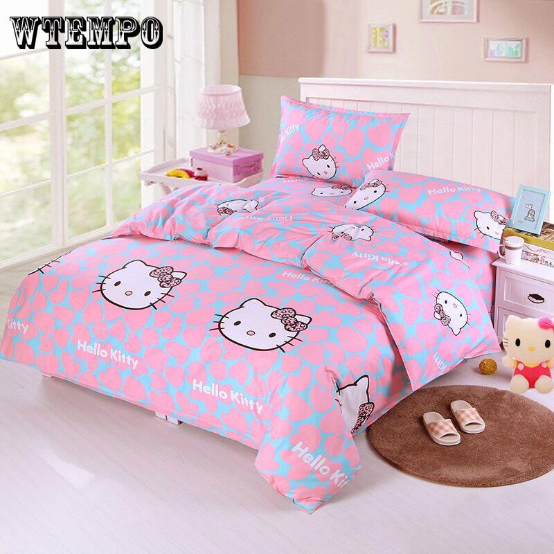 Animal Giraffe Bedding Set  Cover Bed Sheet Pillow Cases 4pcs Queen Sizey Bedclothes
