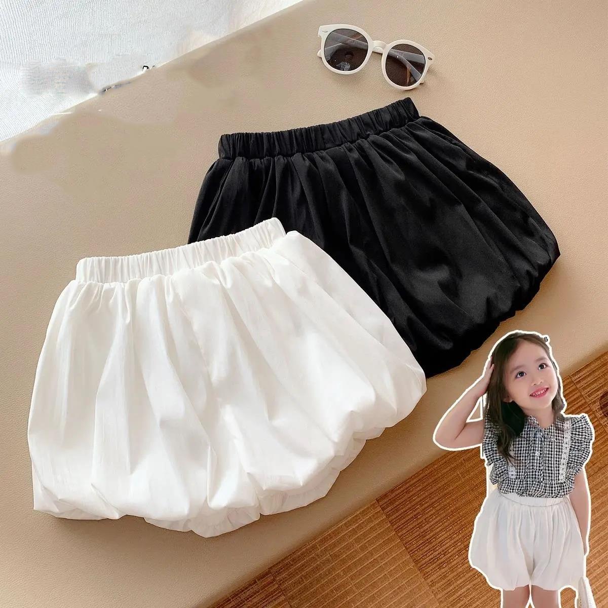 Children's Pants Summer Girls' Shorts Loose Bract Pants Korean Solid Casual Pants Lantern Pants Pumpkin Pants