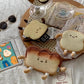 Cute Cartoon Toast Coin Purse Fluffy Messenger Bag Cute Small Bag Wild Mini Bag Girl Student Outing Trip Crossbody Bags