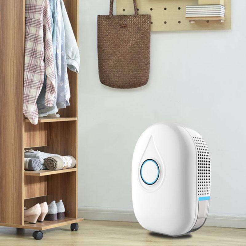 0.8L 25W Household Dehumidifier Moisture Absorption Machine Intelligent Dryer Silent Air Dryer
