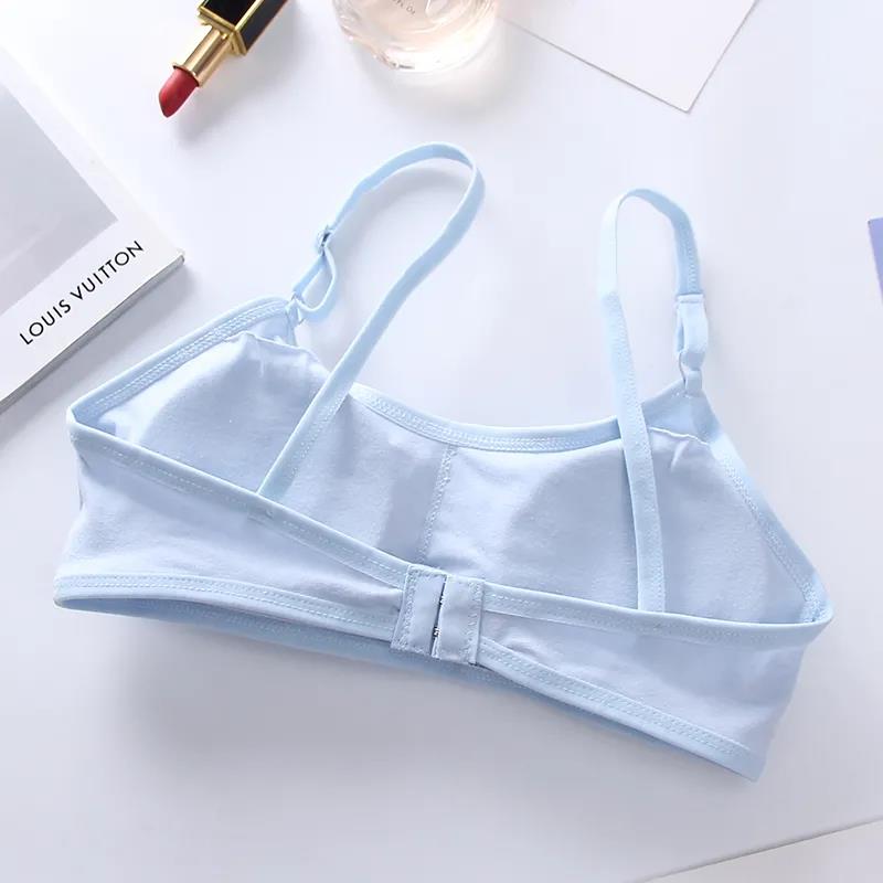 Girls Cotton Bra Puberty Teenage Breathable Undewear Kids Clothes Children Vest Training Bra