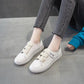 Women's Shoes Velcro Small White Shoes Ladies Soft Sole Sneakers All-match Korean Style Student Flat Casual Board Shoes