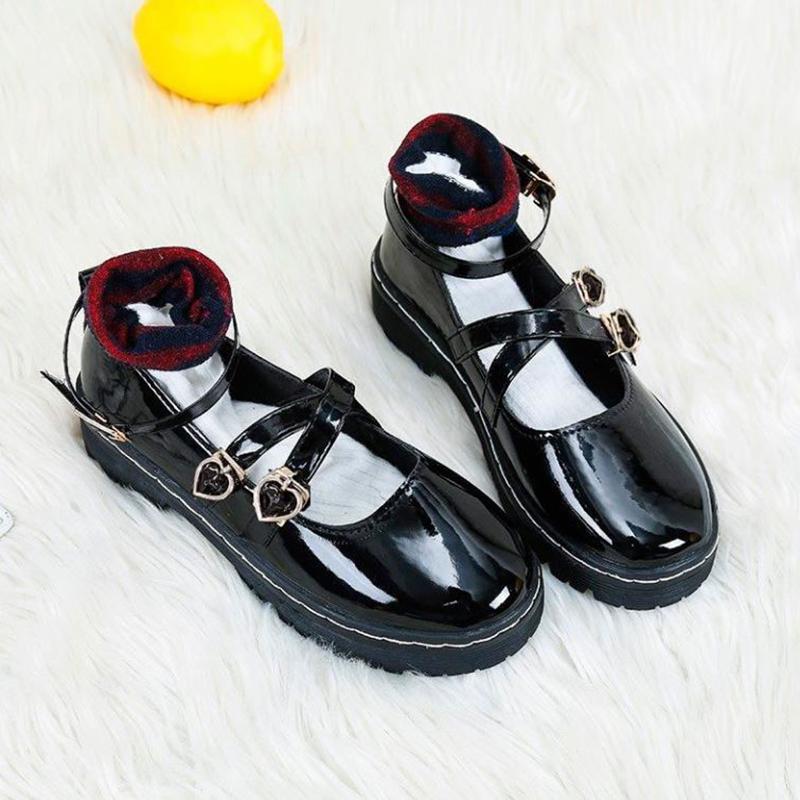 Small Leather Shoes Female British Retro Trifle Bottom Comfortable  Versatile Mary Jane Shoes High Quality