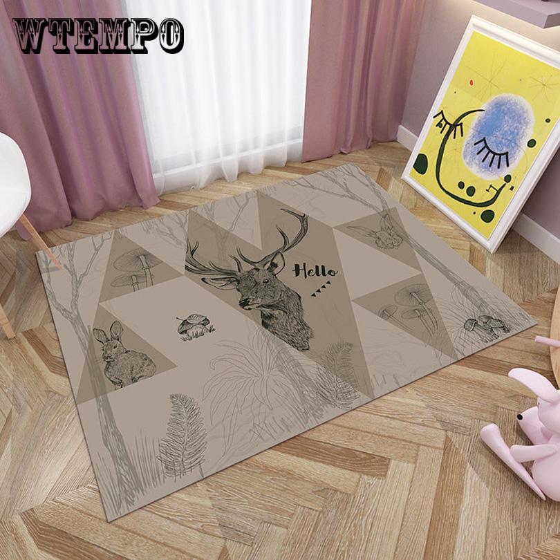 Nordic Style Geometric Carpets for Living Room Soft Carpet Kids Bedroom Large Size Antiskid