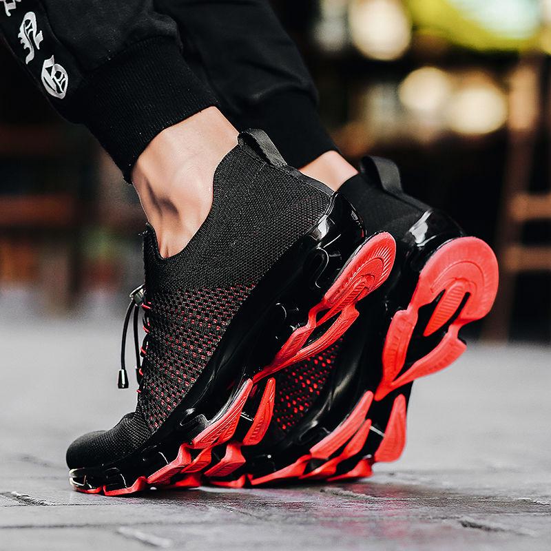 New Blade Shoes Fashion Sneaker Shoes for Men Comfortable Sports  Red Shoes Jogging Casual Shoes