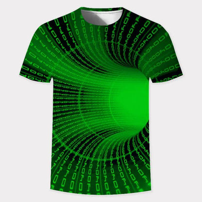 3D Printed T-shirt Personality Pullover Youth Fashion Half Sleeve Tees Casual and Comfortable Shirt Trend Clothing