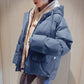 Winter Women's Korean Down Jacket Fashion Hooded Loose Cotton Jacket Thick Warm Short Jacket