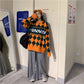 Korean Wild Thickening Autumn and Winter Pullover Sweater Women Loose Long Sleeved Sweater