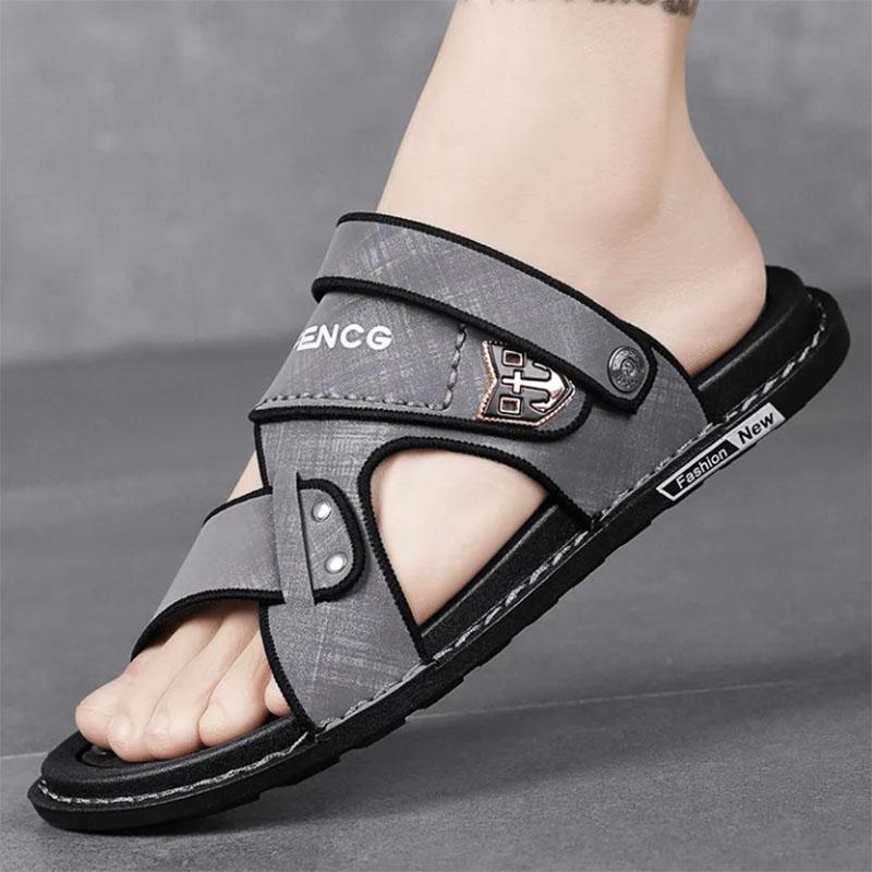Men's Sandals Driving Dual-use Summer Non-slip Soft-soled Slippers To Wear Cool and Waterproof