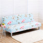 All-inclusive Folding Sofa Bed Cover Tight Wrap Magic Sofa Cover  Printed Stretch Couch Cover Without Armrest