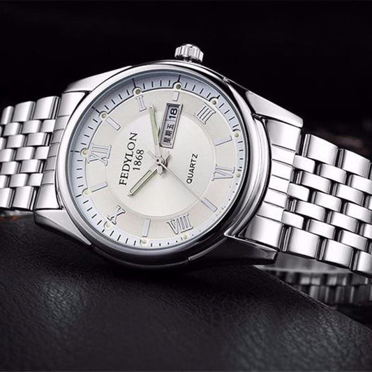 Classic Dress Watches Men Genuine Strap Automatic Mechanical Calendar Top Brand Luxury Wristwatch