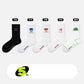 5 Pairs of Socks Men's Trend Printing Stockings Winter Boys Sports Hip-hop Cotton Socks Basketball Socks