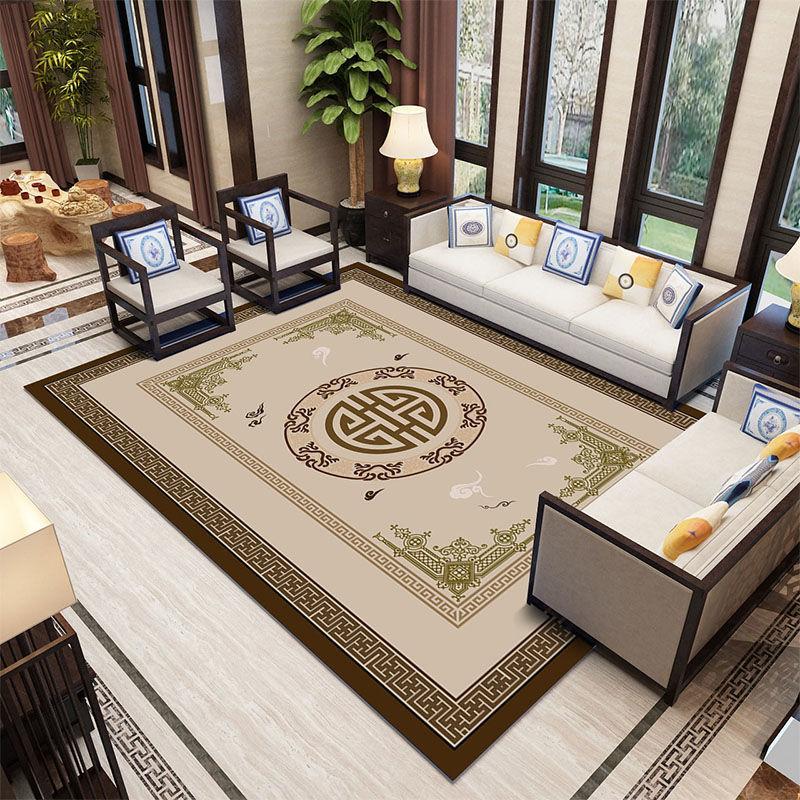 Chinese Style Carpet Living Room Coffee Table Blanket Chinese Style Bedroom Bedside Blanket Entrance Door Custom Carpet