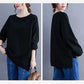 Spring and Autumn Models Plus Fertilizer Plus Size Long-sleeved Sweater Women's Loose T-shirt Sweatshirts