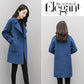 Autumn and Winter Women's Mid-length Woolen Coat Fashionable Large Size Woolen Coat Loose Small Woolen Coat