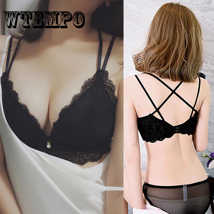 Hollow Sexy Bra Ultrathin Underwear Set Women Transparent Bra Sets Lace Embroidery Lingeri