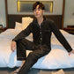 Gold Velvet Men's Pajamas Long-sleeved Spring-autumn-winter Leisure Plus Size Warm Home Service Suit