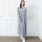 Nightgown Women Autumn and Winter Long Coral Fleece Thick Warm Flannel Bathrobe Zipper Pajamas Dress Age Reduction Cute Style