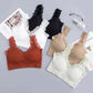 Lace Shoulder Straps Wrap Chest Tube Top with Chest Pad Anti-glare Beautiful Back No Steel Ring Sling Small Vest Bra