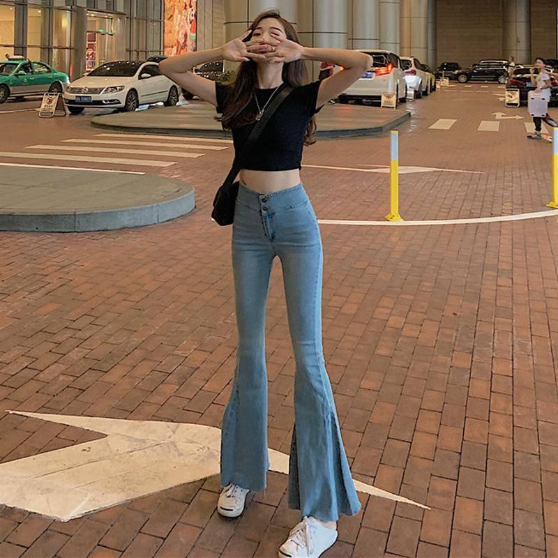 Women Jeans Stretch Slim Plus Size Elastic Blue Denim Pants Female Keep Warm Casual Pants
