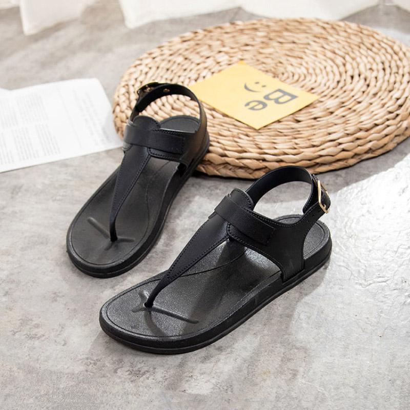 Summer Women Flat Sandals Flip Flops Comfortable Slip on Soft Slippers Casual Beach Shoes