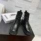 Ladies Martin Boots Non-slip Wear-resistant Autumn and Winter Real Cowhide Snow Boots British Style Short Boots Lightweight Waterproof Leather Shoes