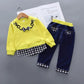 Children's Set of Spring and Autumn Clothes Girls In Children Casual Two-piece