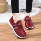 Women's Large Size Walking Sneakers Female Winter Plush Thickened Cotton Shoes Anti Slip Soft Soled Sports Shoes