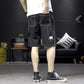 Retro Denim Shorts Men's Plus Fat Plus Size Beach Pants Summer Casual Five-point Pants