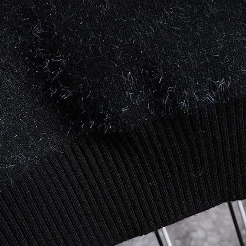 Men's Sweatshirts Trend Round Neck Sweater Casual Youth Stitching Sweater Autumn and Winter