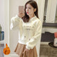 Thickened Hooded Character Tops for Women Spring and Autumn All-match Loose Long-sleeved Tops