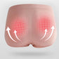4 Pcs Women's cotton Mid-waist solid Warm belly Underwear Cotton Stalls Hips seamless panties Lower Abdomen Slimming Postpartum Breathable Underwear