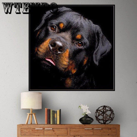 Diamond Embroidery 5D DIY dog 3D Diamond Painting Cross Stitch Pattern Home Decoration