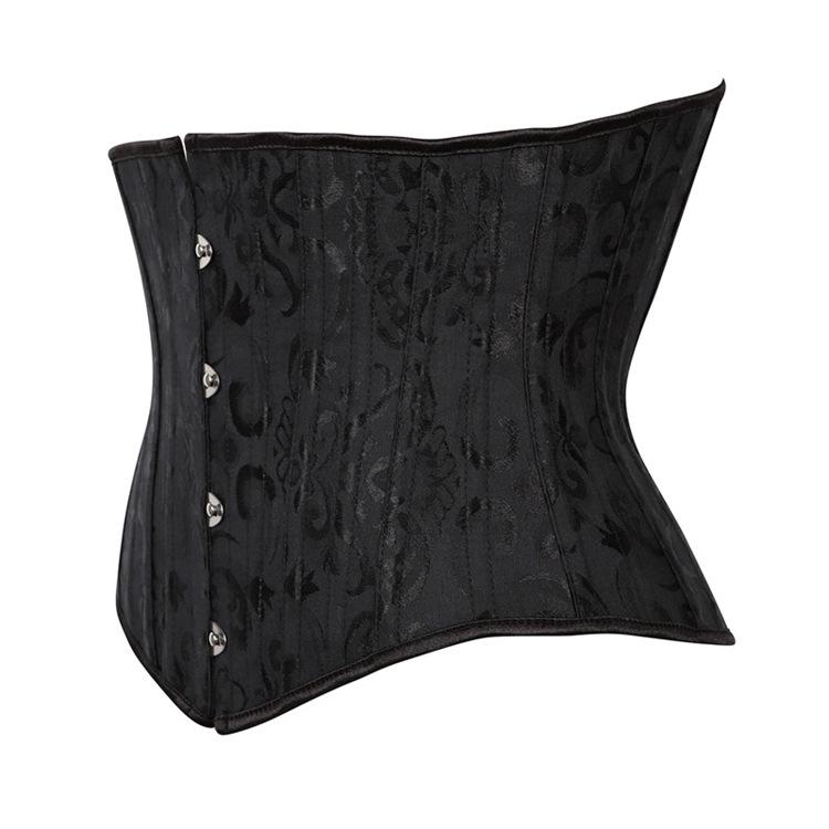Corset Dobby Waist Trainer Cincher Bustier Top Corselet Sexy Lacing-up Slimming Underwear Lingerie