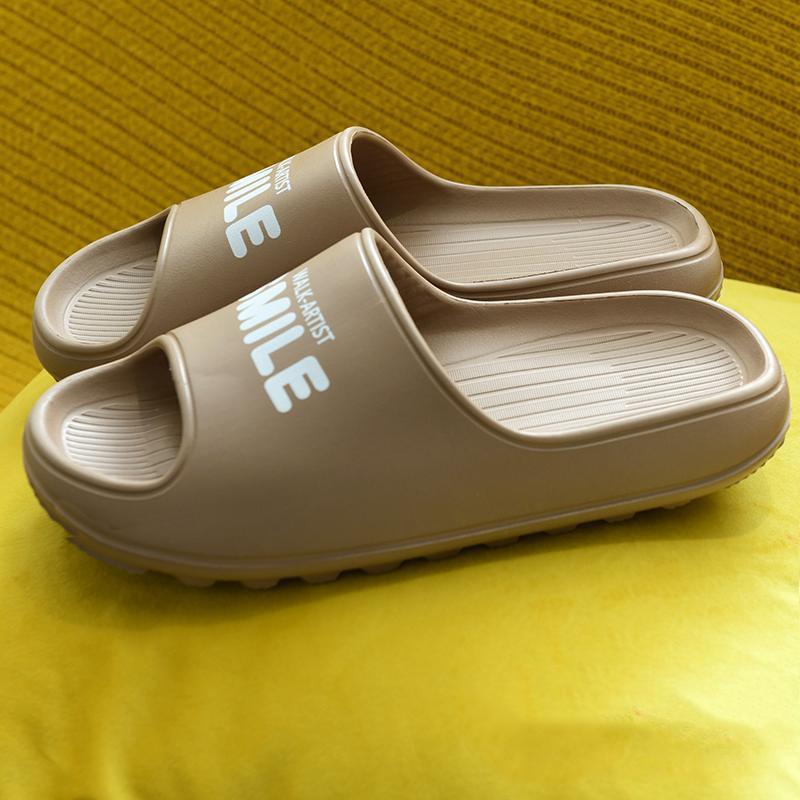 Soft Thick-soled Summer Massage Slippers Not Smelly Feet Household Couple Sandals and Slippers Deodorant Bathroom Bathing Home Non-slip Flip Flops