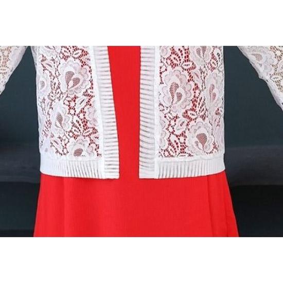 Lace Shawl Short Thin Coat Ladies with Sling Skirt Cardigan Oversized Sun Protection Clothes Air Conditioning Shirt