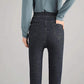 Spring and Autumn Models of Stretch Jeans Women's High-waisted Slim and Versatile Student's Slim Feet Nine-point Leggings