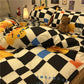 Nordic Simple Wavy Striped Quilt Cover Four-piece Student Bed Sheet Quilt Cover 1.8 Dormitory Bedding