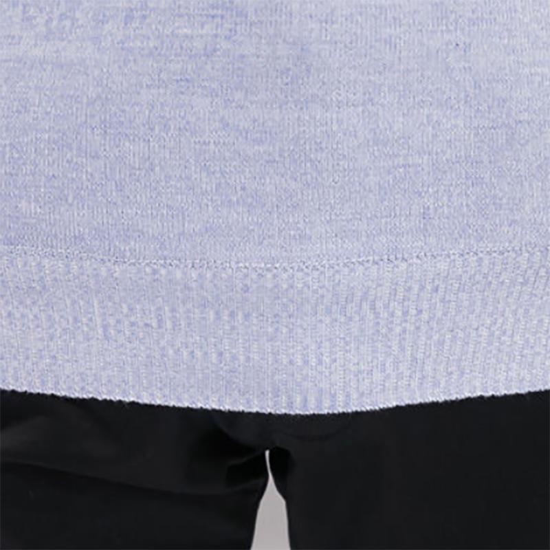Plus Velvet Autumn and Winter Men's Sweater Fake Two-piece Sweatshirts Trend Slim Knit Sweater Solid Color Wool