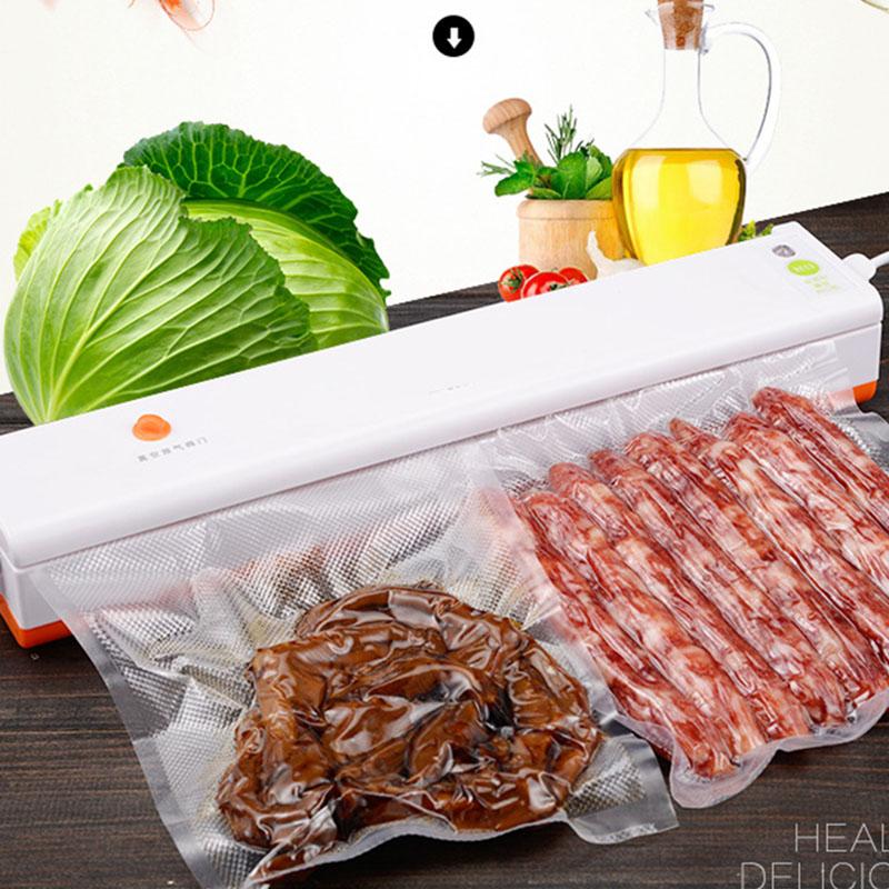 Electric Vacuum Sealer Machine Automatic Food Vacuum With 10pcs Food Saver Bags Household Packaging Machine