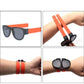 2019 New Sunglasses Women Slappable Bracelet Sun Glasses for Men Wristband Fold Shades Oculos Colorf