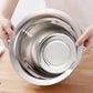 Extra-thick Stainless Steel Oil Basin with Lid Large Soup Basin with Seasoning Round Lard Egg Beater