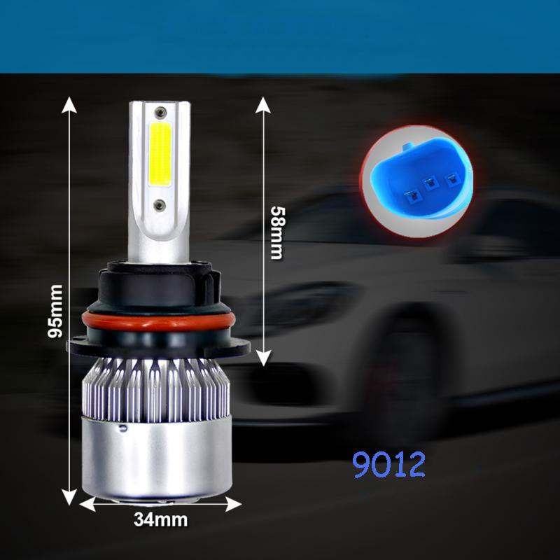 Super Bright Car LED Headlights H1 H7 H11 H9 H3 9005 9006 9012 High-brightness Far and Near Spotlight Bulb Headlight H4 White Light 12V24V 360W