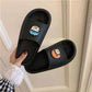 Couple Ins Wear Thick Bottom Slippers Ladies Summer Indoor Household Non-slip Bath Flip-flops Men's and Women's Same Style Sandals and Slippers