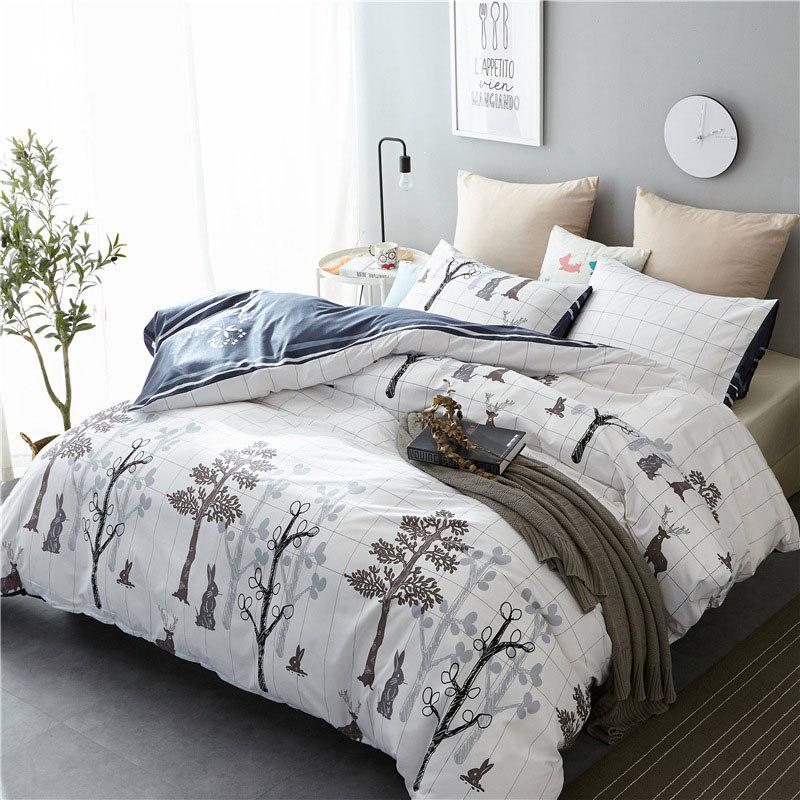 4 Piece Set of Comfortable Bedding Set Bedding Package Sheet Set Quilt Cover Pillowcase
