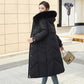Down Jacket Mid-length Female Winter Korean Version of Real Fox Fur Collar Thick Coat