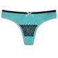 6 Pieces/set of Underwear Lace G String Underwear Female T Back Sexy Fashion Hollow Wide Belt Ladies Transparent Panties