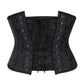 Corset Dobby Waist Trainer Cincher Bustier Top Corselet Sexy Lacing-up Slimming Underwear Lingerie